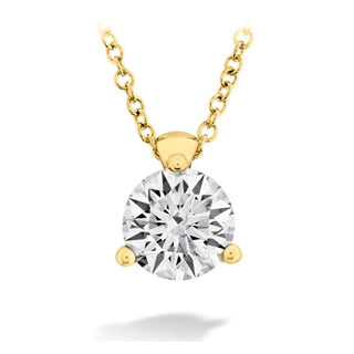 .33CT VS-SI I-J 18KY PENDANT W/18" CHAIN