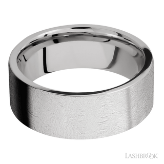 8 mm wide Flat Cobalt Chrome band.