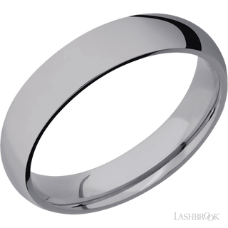 5 mm wide Domed Tantalum band.