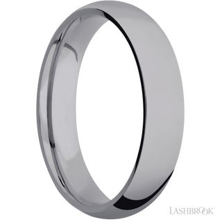 5 mm wide Domed Tantalum band.