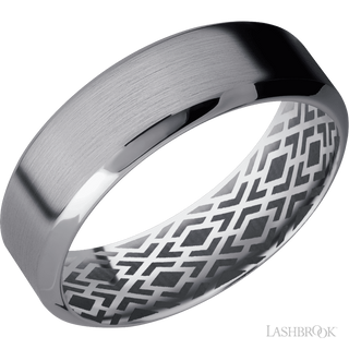 7 mm wide High Bevel Tantalum band.