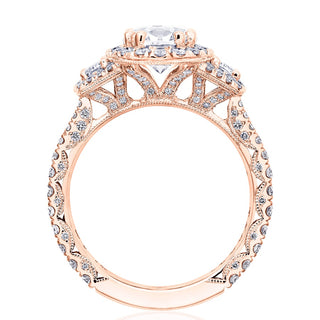 Oval 3-Stone Engagement Ring
