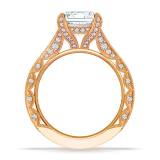 Emerald Solitaire Engagement Ring