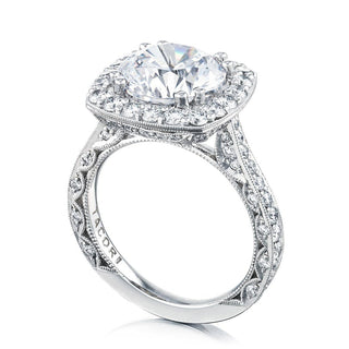 Round Bloom Engagement Ring