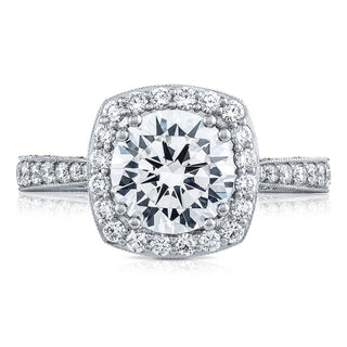 Round Bloom Engagement Ring
