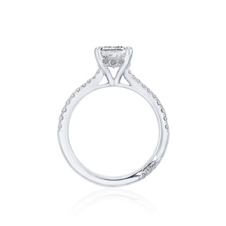 Emerald Solitaire Engagement Ring