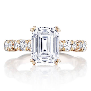 Emerald Solitaire Engagement Ring
