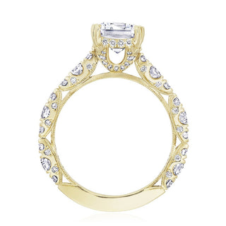 Emerald Solitaire Engagement Ring