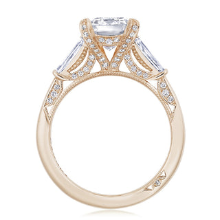 Emerald 3-Stone Engagement Ring