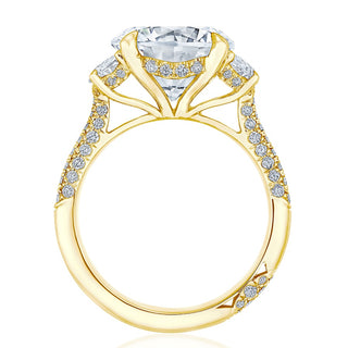 Round 3-Stone Engagement Ring