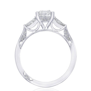 Emerald 3-Stone Engagement Ring