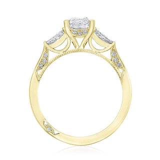 Emerald 3-Stone Engagement Ring