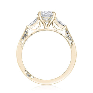 Oval 3-Stone Engagement Ring