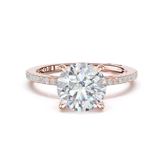 Round Solitaire Engagement Ring