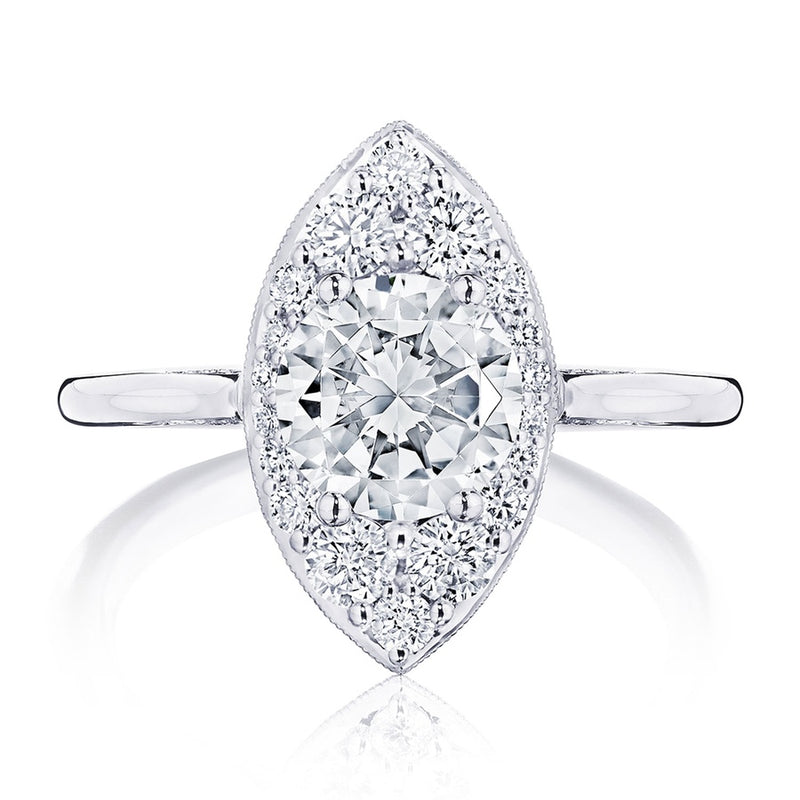 Round Bloom Engagement Ring
