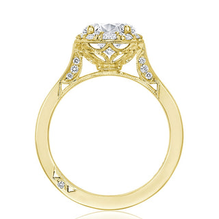 Round Bloom Engagement Ring