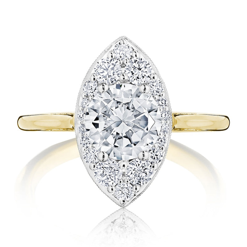 Round Bloom Engagement Ring