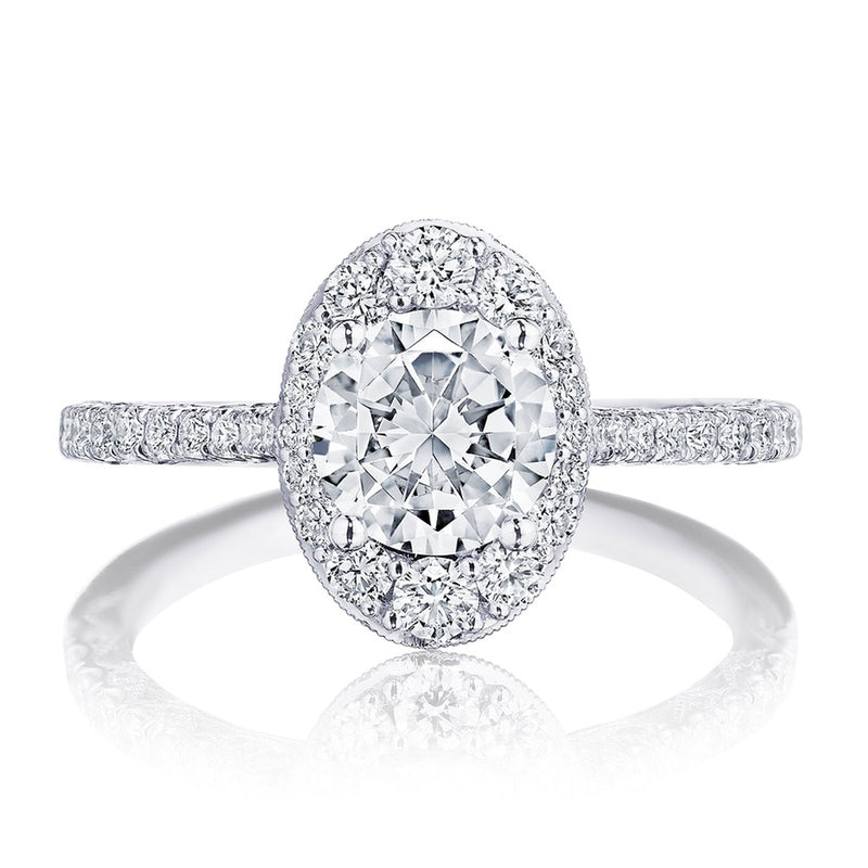 Round Bloom Engagement Ring