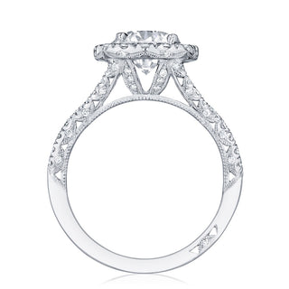 Round Bloom Engagement Ring