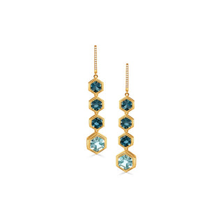 Doves by Doron Paloma London Blue Earrings E11579LBBT-Y