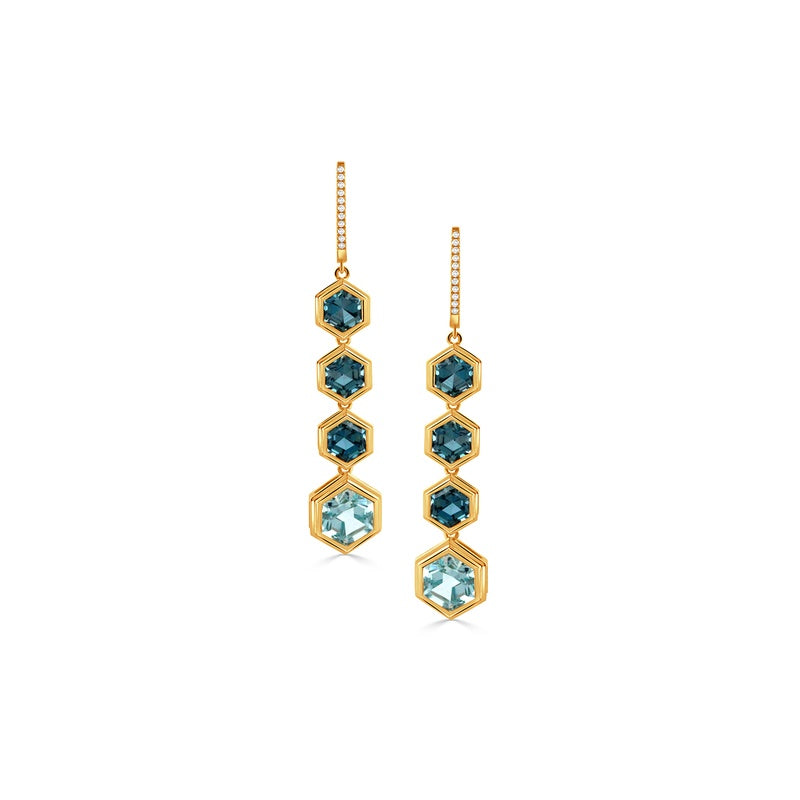 Doves by Doron Paloma Gatsby Earrings E11579LBBT-Y