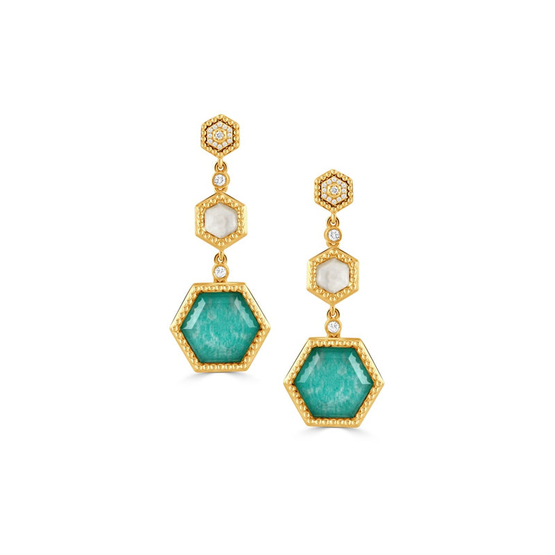 Doves by Doron Paloma Justinian Earrings E11130AZMP