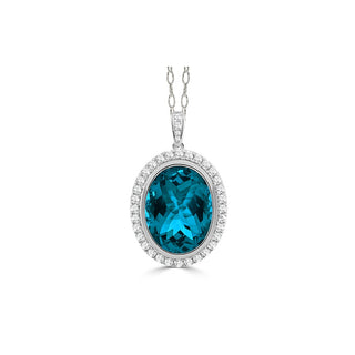 Doves by Doron Paloma London Blue Necklace P11228LBT