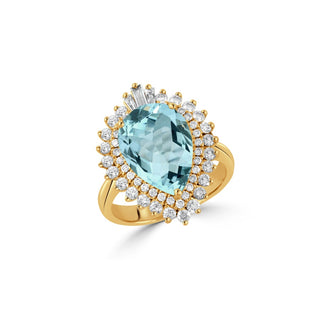 Doves by Doron Paloma Sky Blue Fashion Ring R8063BT-Y