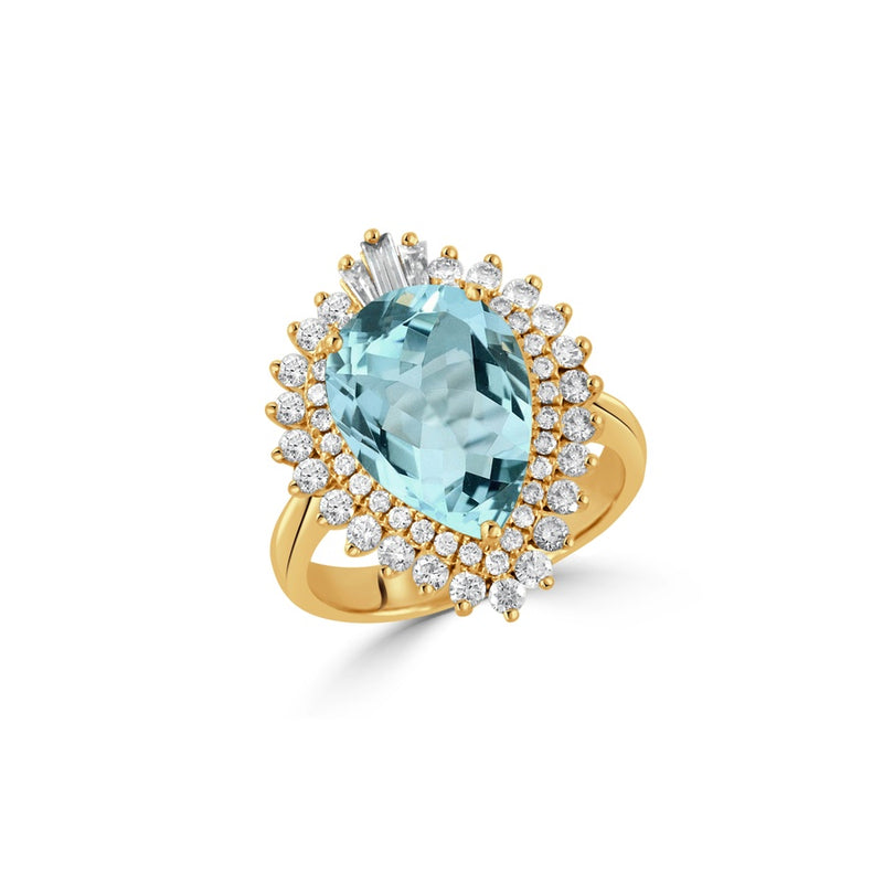 Doves by Doron Paloma Sky Blue Fashion Ring R8063BT-Y