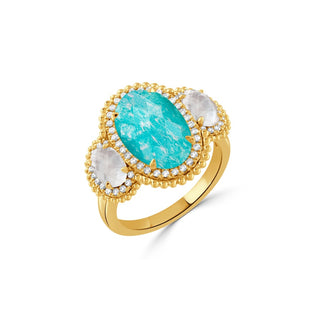 Doves by Doron Paloma Amazon Breeze Fashion Rings R11415AZMP
