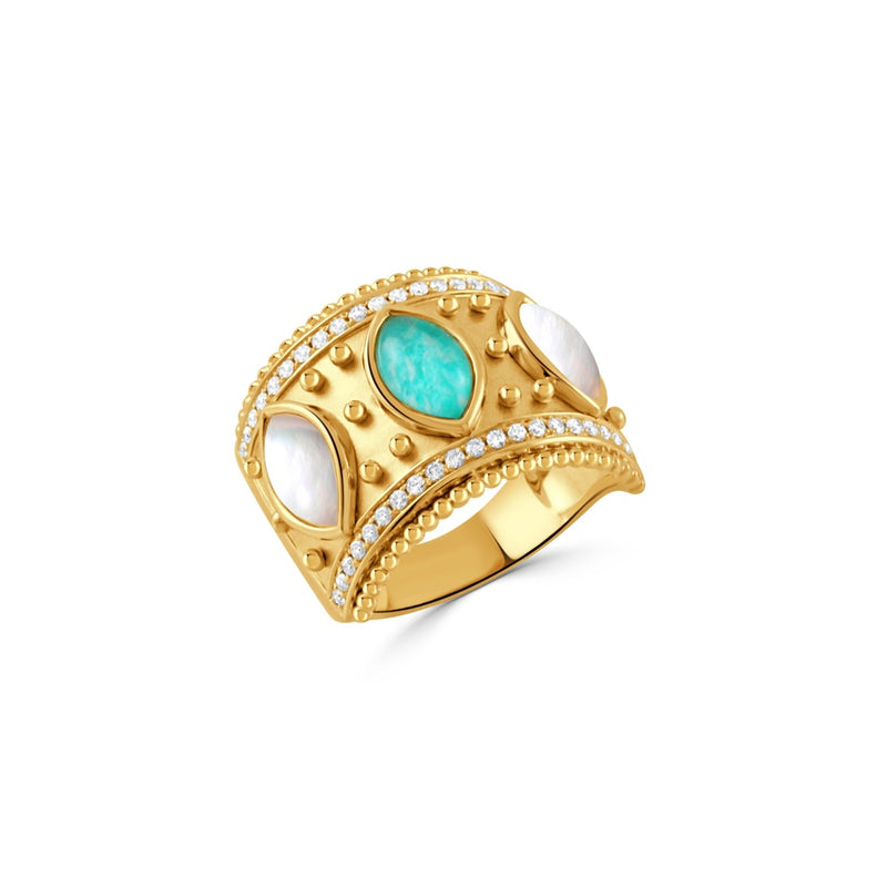 Doves by Doron Paloma Justinian Fashion Ring R11414AZMP