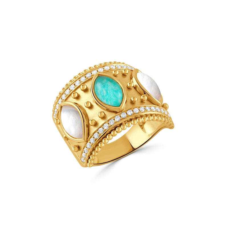 Doves by Doron Paloma Amazon Breeze Fashion Rings R11414AZMP