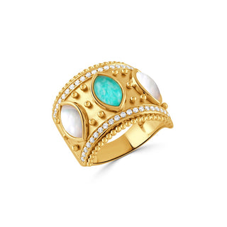 Doves by Doron Paloma Amazon Breeze Fashion Rings R11414AZMP
