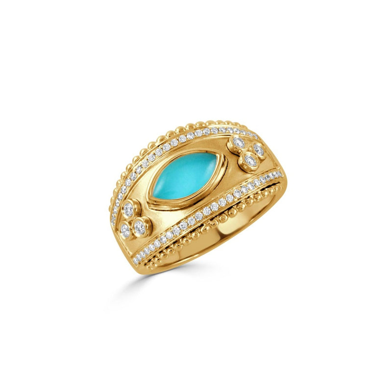 Doves by Doron Paloma Justinian Fashion Ring R10430TQ-Y