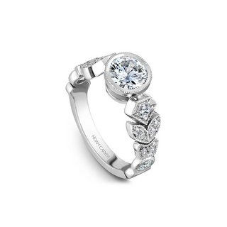 Noam Carver Floral Engagement Ring B028-01A
