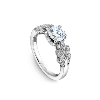 Noam Carver Floral Engagement Ring B063-01A