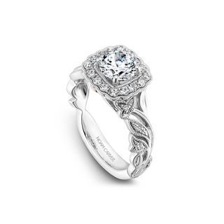 Noam Carver Floral Engagement Ring B075-01A