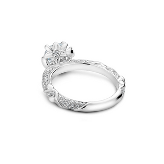 Noam Carver Floral Engagement Ring B081-02A
