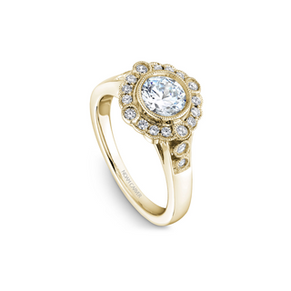 Noam Carver Floral Engagement Ring B091-01YA