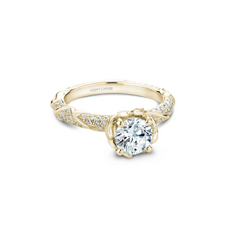 Noam Carver Floral Engagement Ring B081-02YA