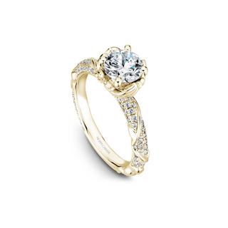 Noam Carver Floral Engagement Ring B081-02YA
