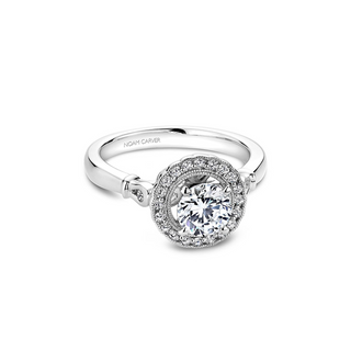Noam Carver Floral Engagement Ring B065-01A