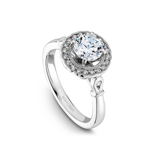 Noam Carver Floral Engagement Ring B065-01A