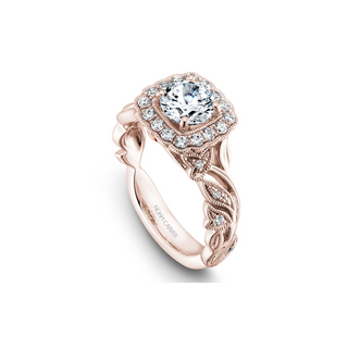 Noam Carver Floral Engagement Ring B075-01RA