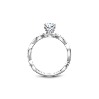 Noam Carver Floral Engagement Ring B197-02A