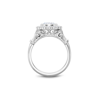 Noam Carver Floral Engagement Ring B170-01A