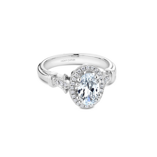 Noam Carver Floral Engagement Ring B076-02A