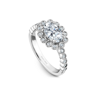 Noam Carver Floral Engagement Ring B221-01A
