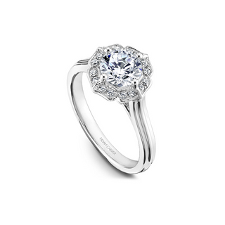 Noam Carver Floral Engagement Ring R030-01A