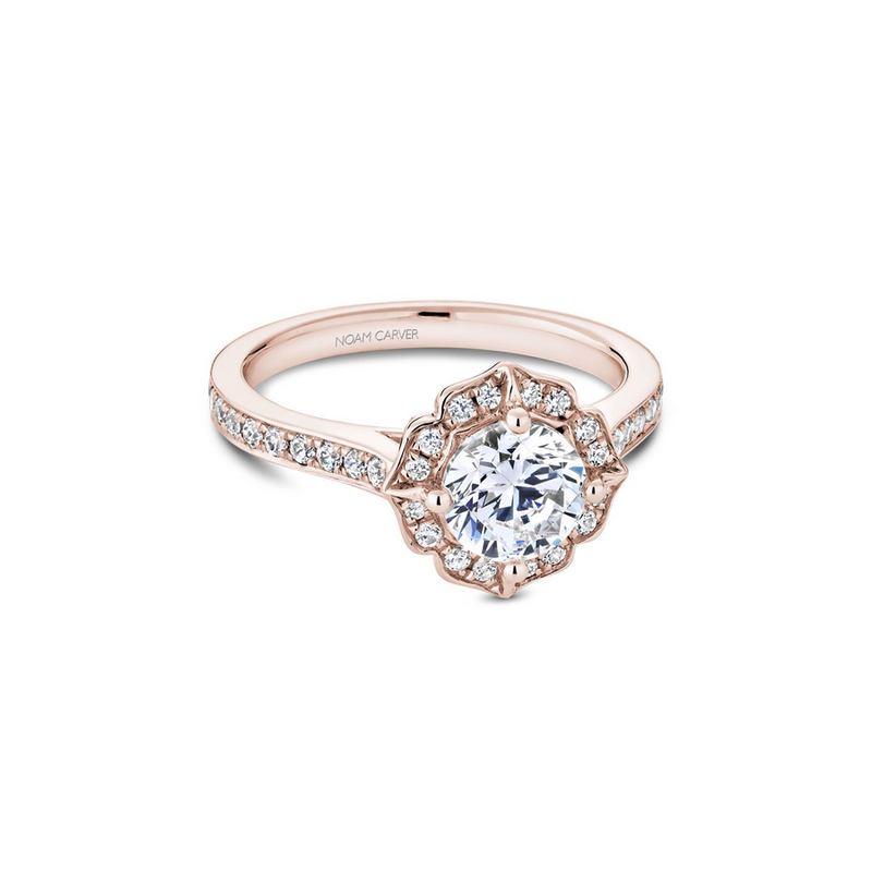 Noam Carver Floral Engagement Ring R031-01RA